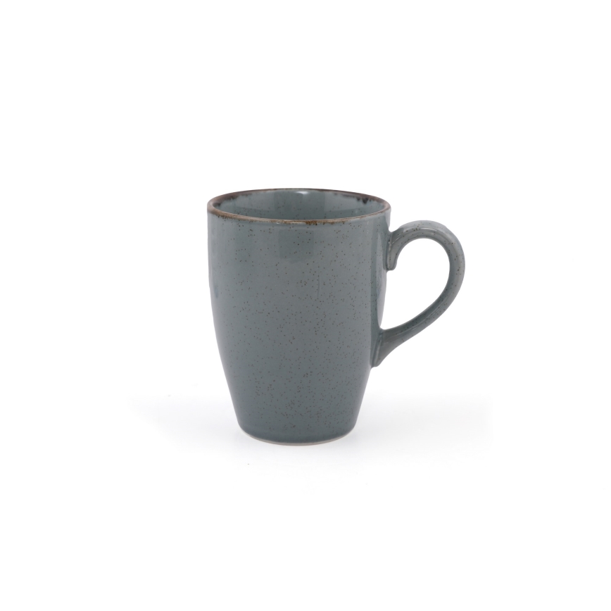 Set za jelo, 16-dijelni, sivi/porculan