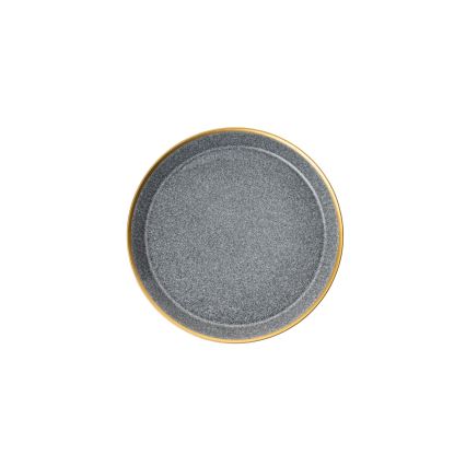 Set za jelo 16 kom. antracit/zlatna/porculan