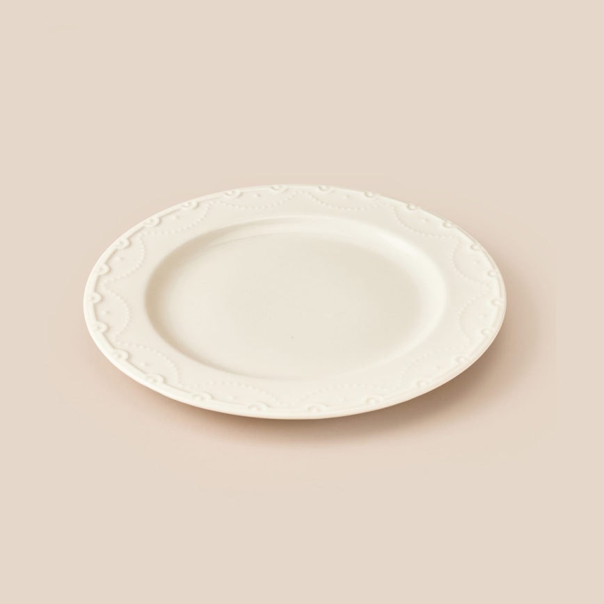 Set za jelo 24 kom. bijeli/porculan