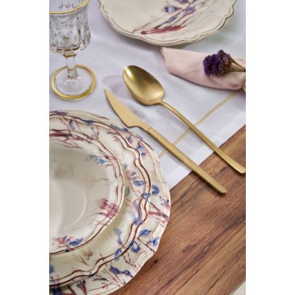 Set za jelo 24 kom šaren/porculan