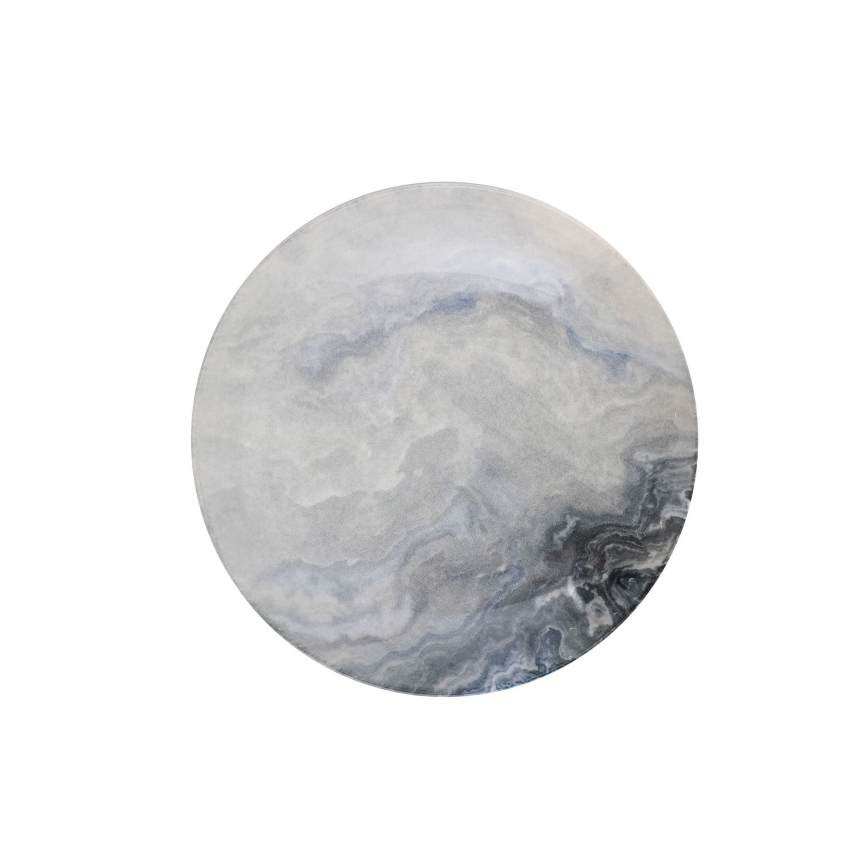 Set za jelo, 24 kom., smeđi/porculan