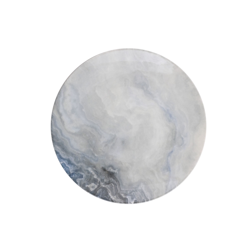 Set za jelo, 24 kom., smeđi/porculan