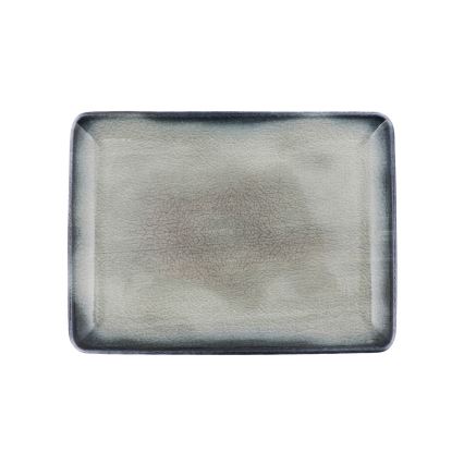 Set za jelo 26 kom plava/smeđa/porculan