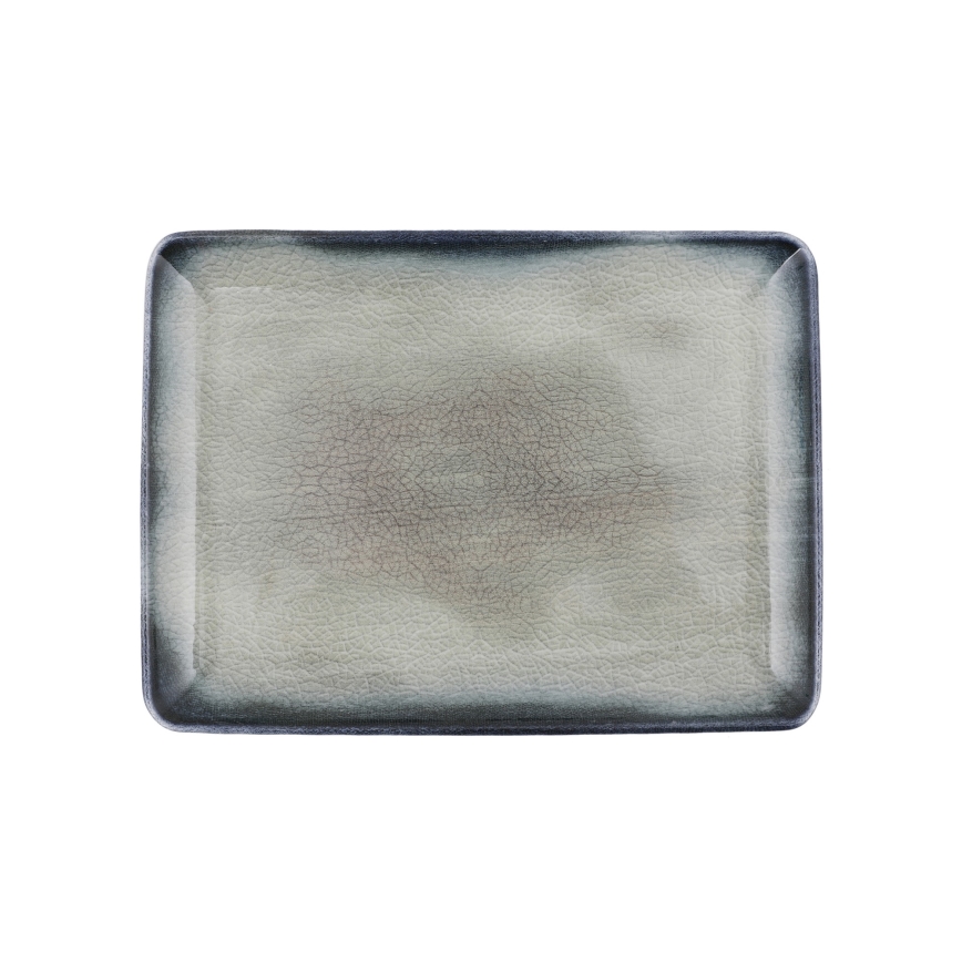 Set za jelo 26 kom plava/smeđa/porculan