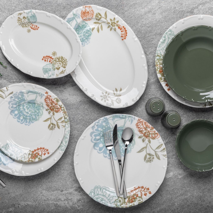 Set za jelo 29 kom šaren/porculan