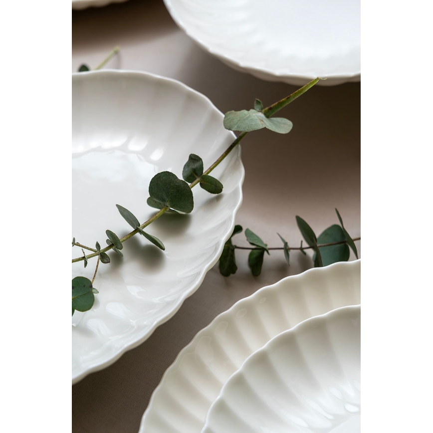 Set za jelo 52 kom. bijeli/porculan