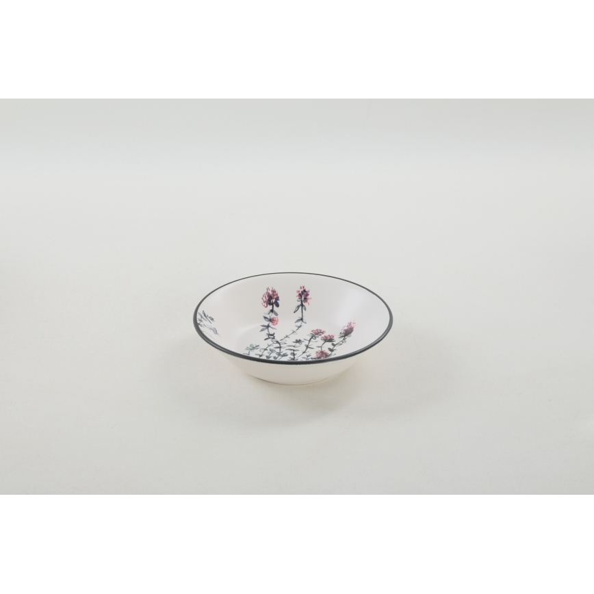 Set za jelo od 24 komada, šaren, od kamenine