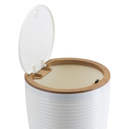 Set za kupaonicu CAROL 5 kom bijela/smeđa