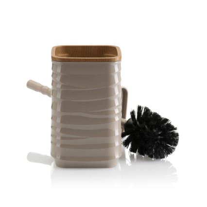 Set za kupaonicu WAVE 5 kom bež/smeđa