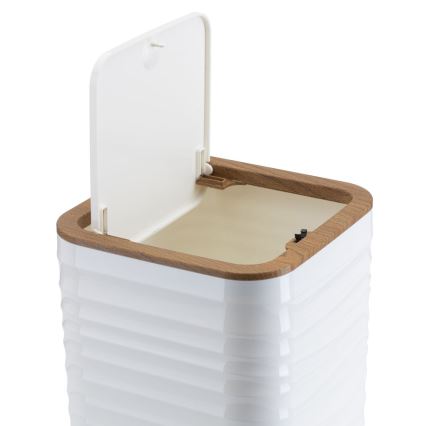 Set za kupaonicu WAVE 5 kom bijela/smeđa