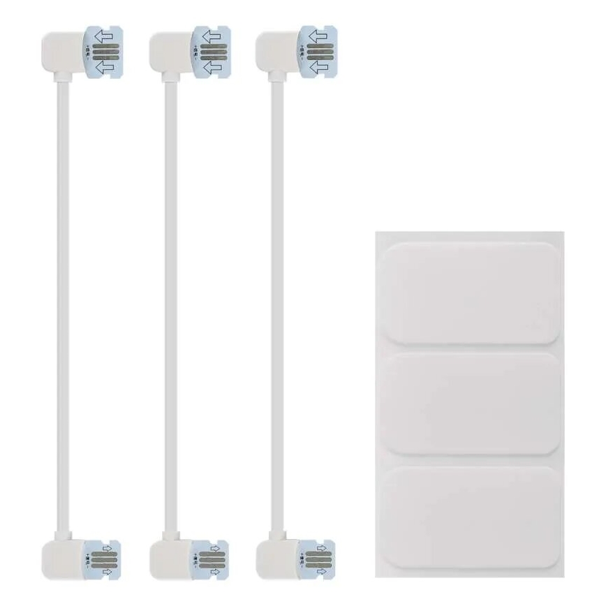 SET 3x LED RGBIC+CCT Prigušivi panel - proširenje 3xLED/1,8W/230V Wi-Fi Tuya