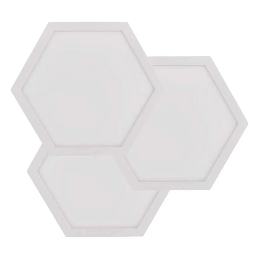 Komplet 3x LED RGBIC+CCT prigušivih panela - proširenje LED/1,8W/230V Wi-Fi Tuya