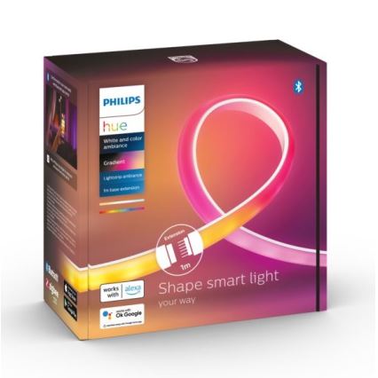 Set za proširenje LED prigušive trake Philips Hue White And Color Ambiance 1m LED/12,3W/230V