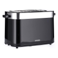 Severin AT 9264 - Toster s dva otvora 800W/230V nehrđajući čelik/crna