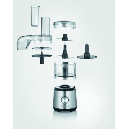 Severin KM 3865 - sjeckalica za hranu 400W/230V inox/crna
