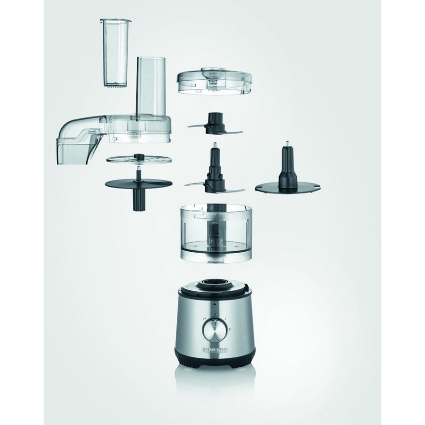 Severin KM 3865 - sjeckalica za hranu 400W/230V inox/crna