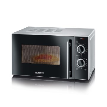 Severin MW 7771 - Mikrovalna pećnica s grilom 700 W / 230 V, 20 l, crna