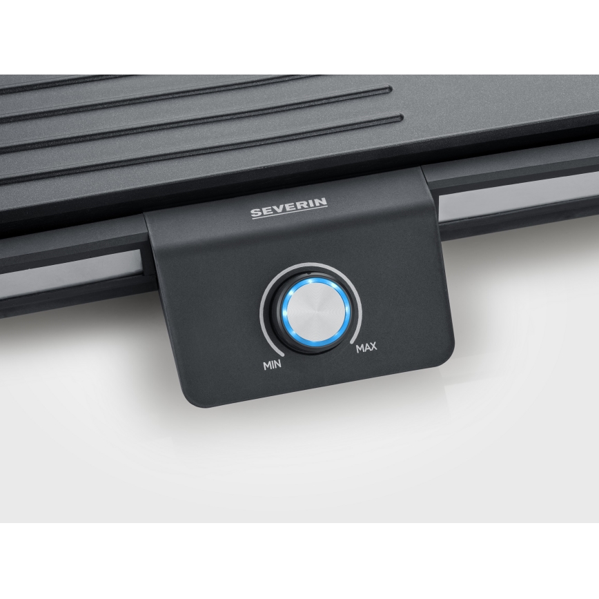 Severin PG 8564 - Stolni električni roštilj 2300 W/230 V 50 x 30 cm crna