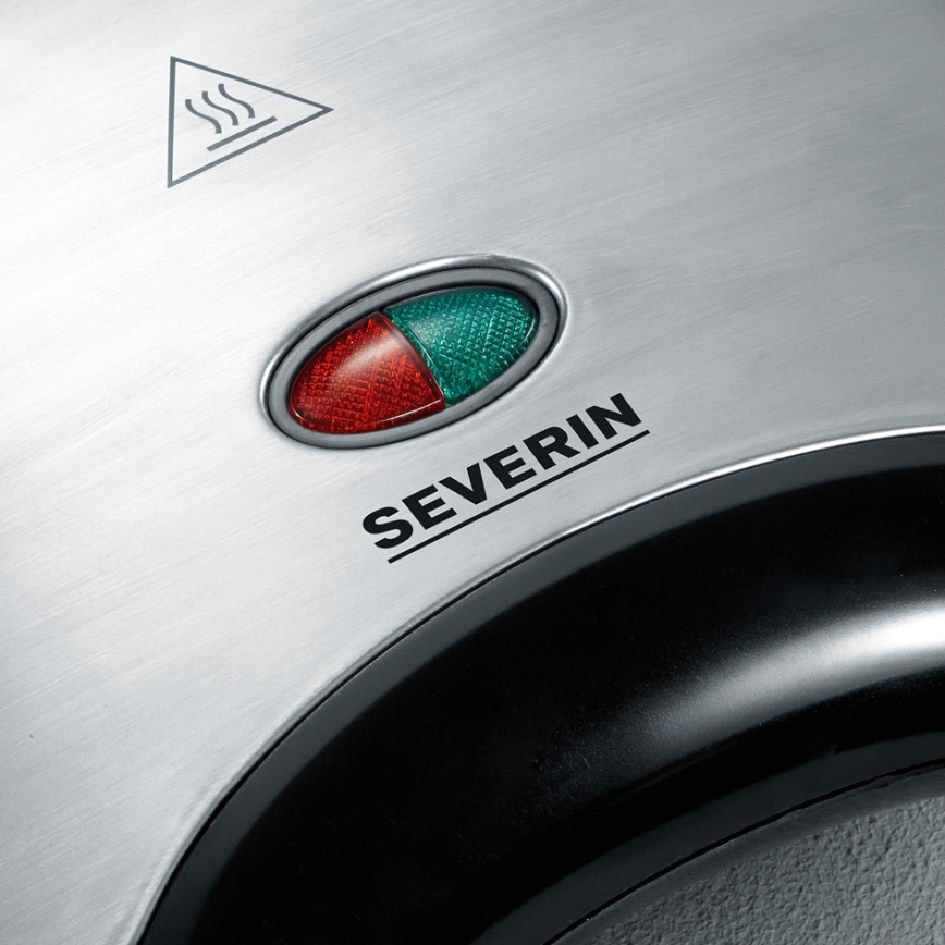 Severin SA 2969 - Toster 700W/230V inox/crni
