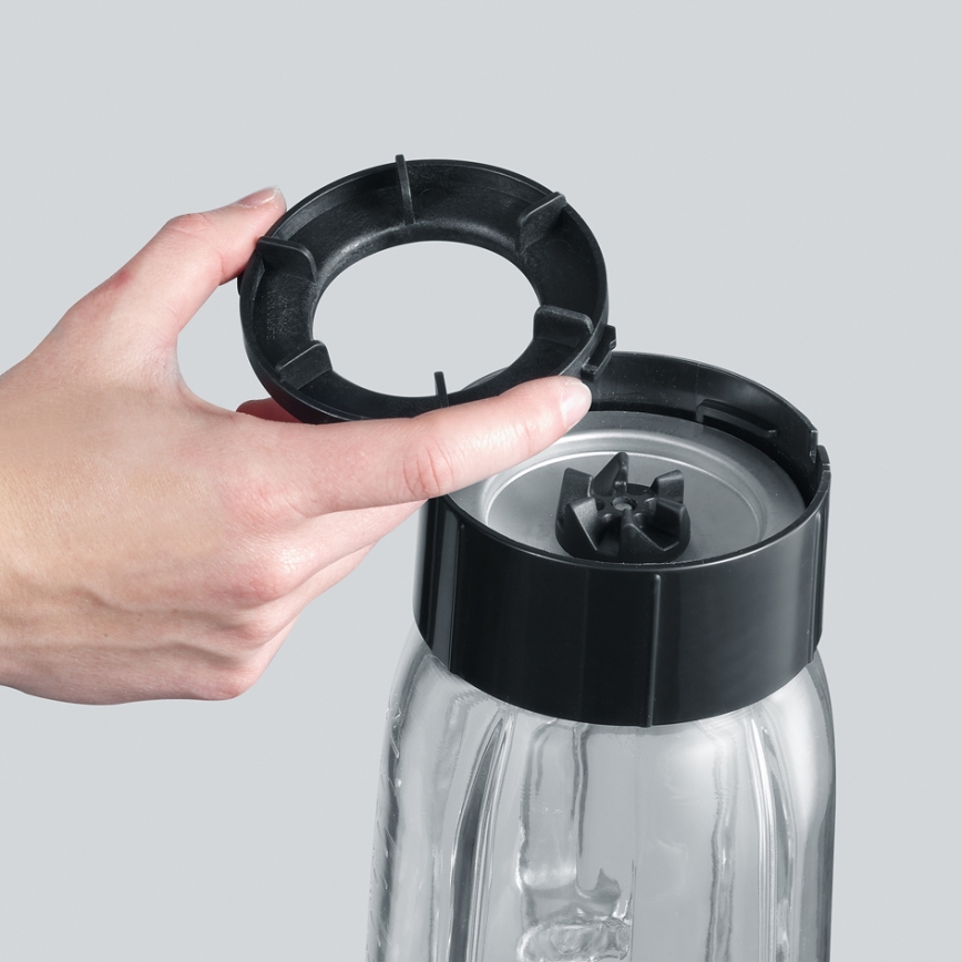 Severin SM 3737 - Stolni blender 1 l 500W/230V nehrđajući čelik/crna