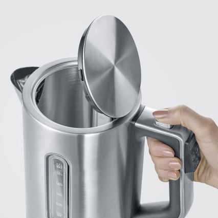 Severin WK 3418 - Brzo kuhalo za vodu 1,7 l 3000 W/230 V nehrđajući čelik/crna