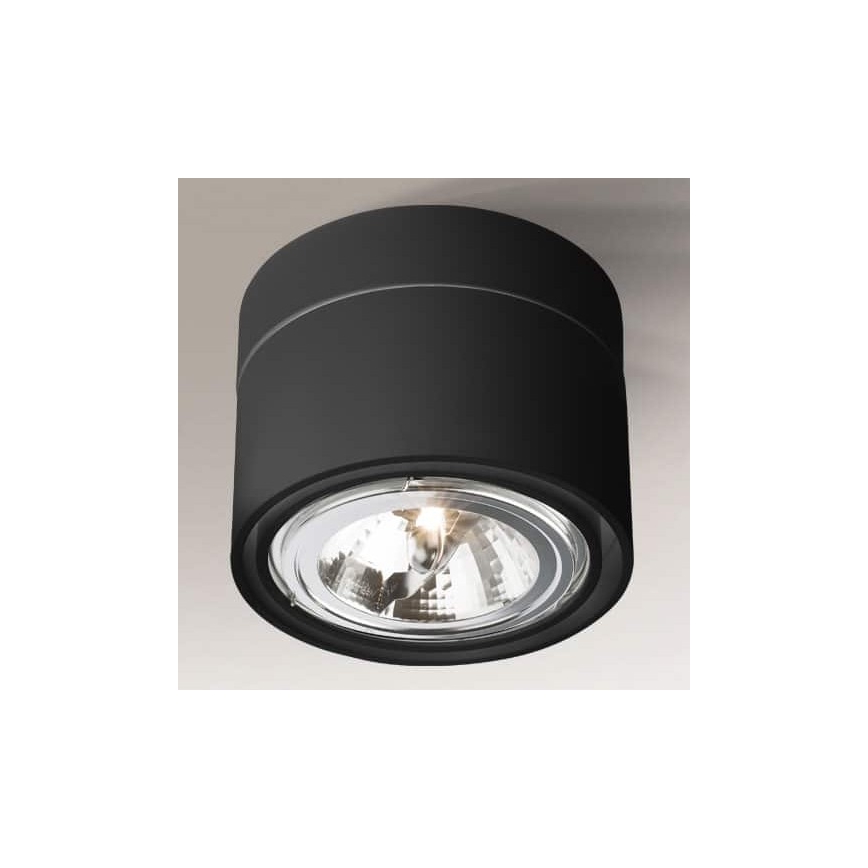 Shilo - Reflektorska svjetiljka 1xGU10/15W/230V crna