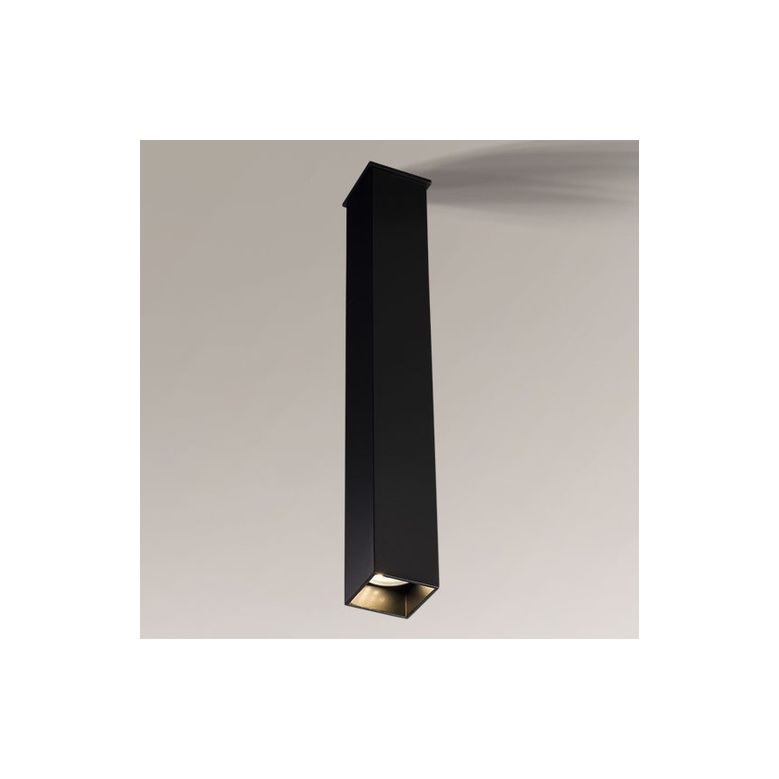 Shilo - Stropna svjetiljka 1xGU10/15W/230V crna