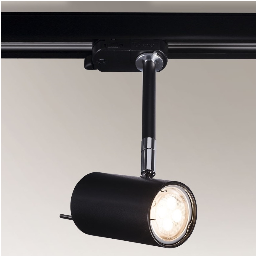 Shilo - Reflektorska svjetiljka za tračni sustav 1xGU10/15W/230V crna