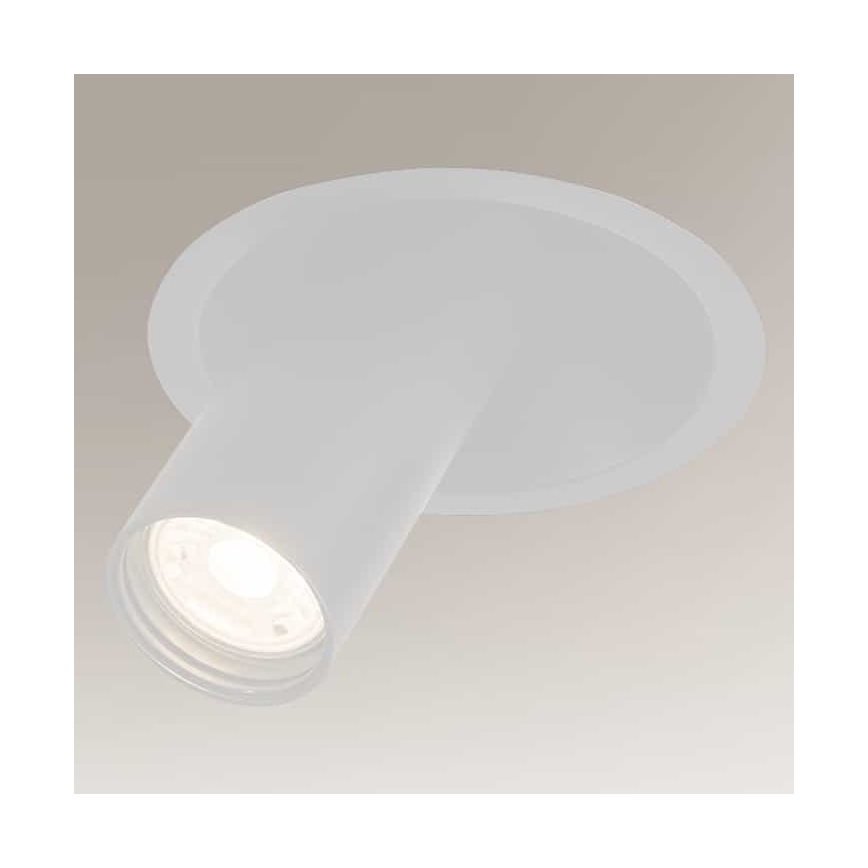Shilo - Ugradbena reflektorska svjetiljka 1xGU10/MR11/15W/230V pr. 11 cm bijela