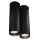 Shilo - Stropna svjetiljka 2xGU10/15W/230V 20 cm crna