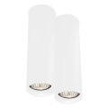 Shilo - Stropna svjetiljka 2xGU10/15W/230V bijela