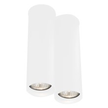 Shilo - Stropna svjetiljka 2xGU10/15W/230V bijela