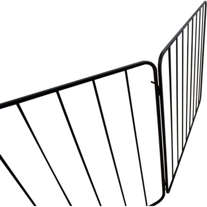 Sigurnosna zaštita za kamin 74x280 cm crna