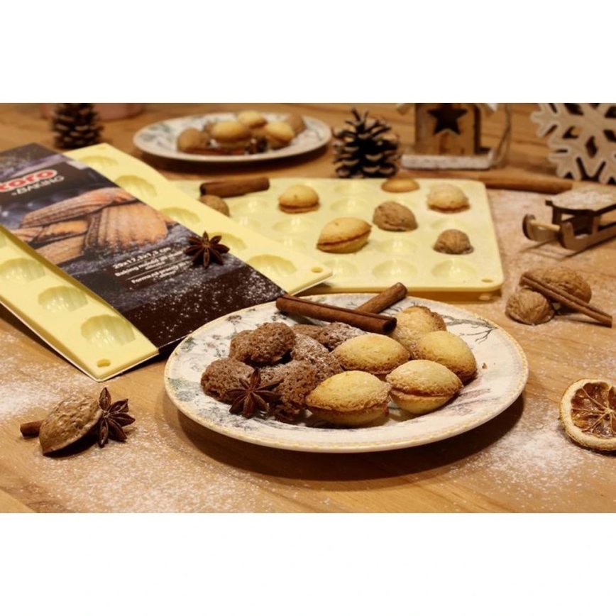 Silikonski kalup za pečenje TORO, krem boje