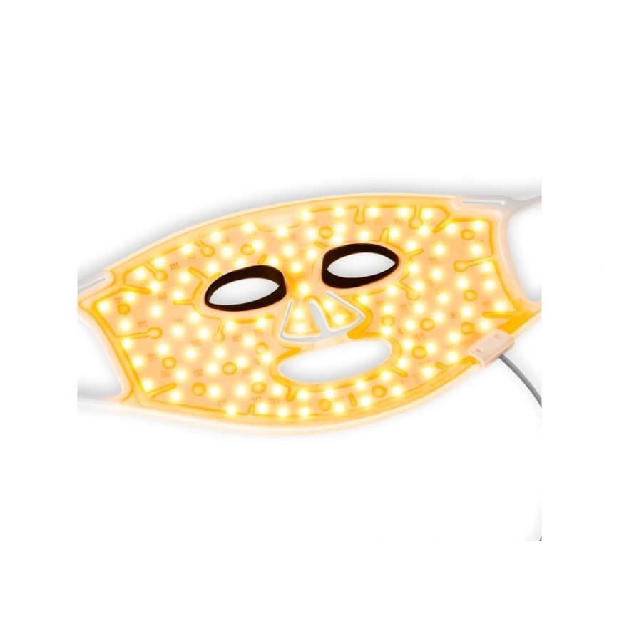 Silk’n - LED RGB terapijska maska za lice LED/5V 2000 mAh bijela + daljinski upravljač