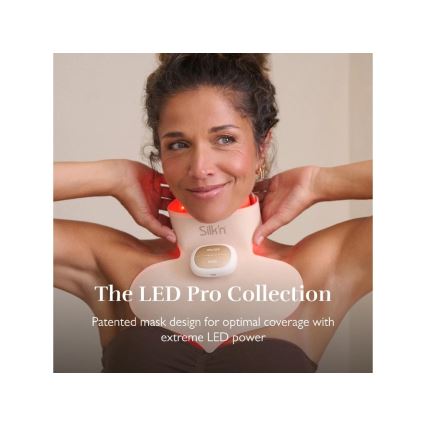 Silk’n - LED terapijska maska za prsa LED/5V bež