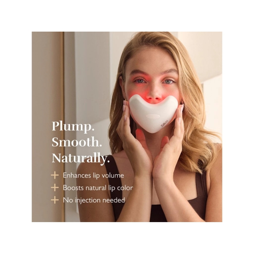 Silk’n - LED terapijska maska za usne LED/5V 500 mAh bež