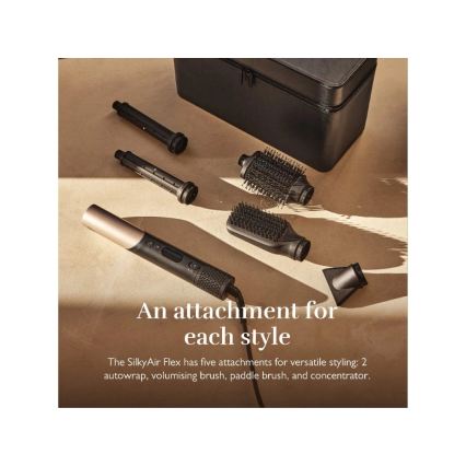 Silk’n - Sušilo za kosu SILKYAIR FLEX 230V crna/zlatna