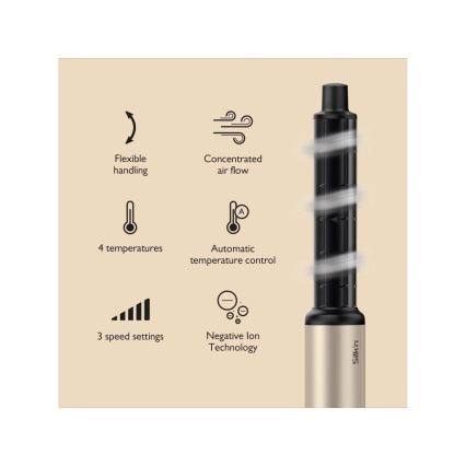 Silk’n - Sušilo za kosu SILKYAIR FLEX 230V crno/zlatno