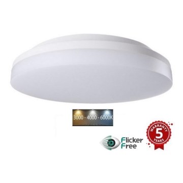 Sinclair - LED Nadgradna svjetiljka LED/30W/230V 3000K/4000K/6000K IP54 33 cm bijela