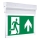 Sinclair - LED sigurnosno svjetlo NOPH LED/2W/230V IK06 zeleno