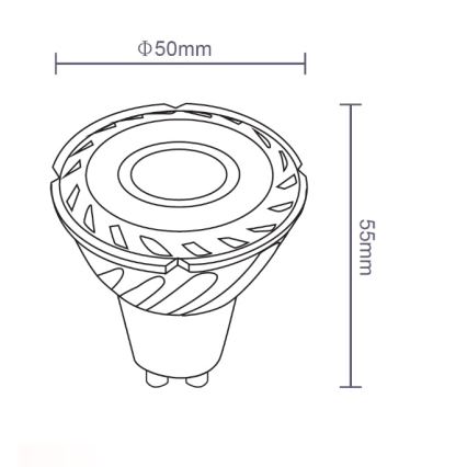 Sinclair - LED Žarulja GU10/5W/230V 4000K