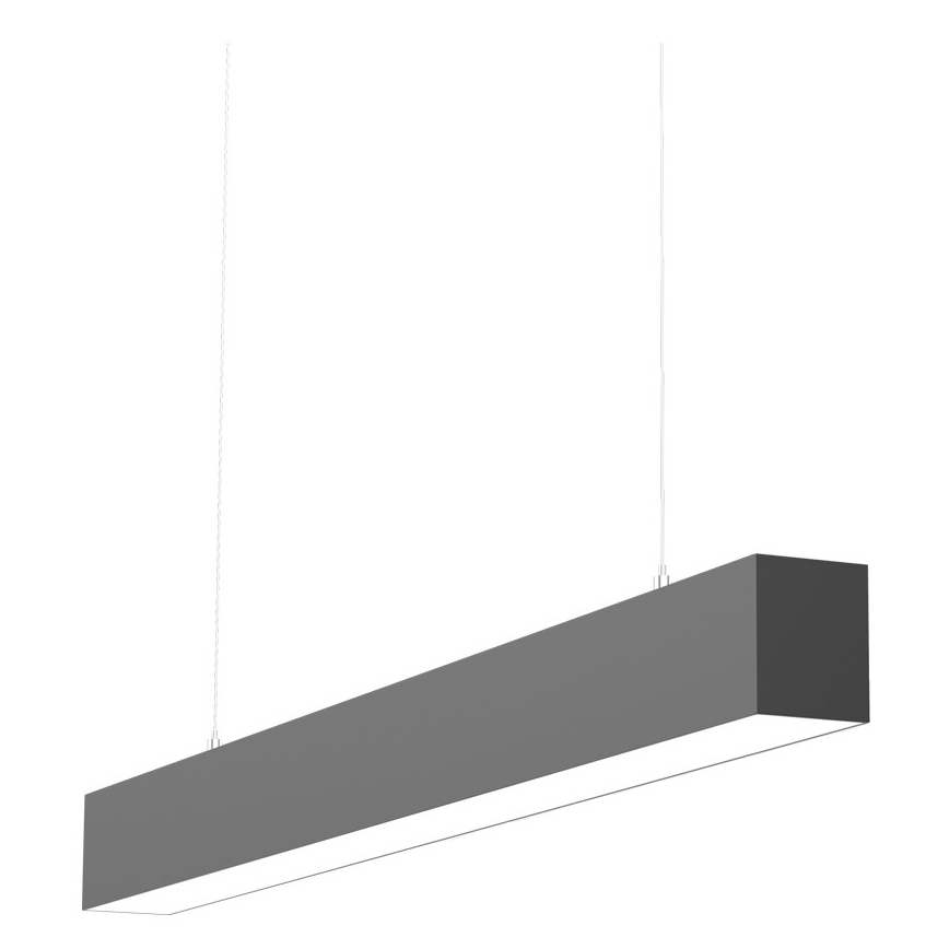 Sinclair - LED Stropna svjetiljka LSM LED/40W/230V 3000K/4000K/5000K 120 cm crna