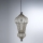 SIRU - Luster na lancu BABÀ 1xE27/60W/230V pr. 30 cm prozirna/smeđa murano staklo