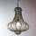 SIRU - Luster na lancu DOGE 1xE27/60W/230V pr. 30 cm prozirna/crna murano staklo