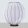 SIRU - Stolna lampa SFERA 1xE27/60W/230V crna/bijela murano staklo