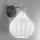SIRU - Zidna lampa AURIGA 1xG9/30W/230V mat krom/bijela murano staklo