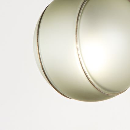 SIRU - Zidna lampa FLORET 1xE14/40W/230V smeđa/siva murano staklo