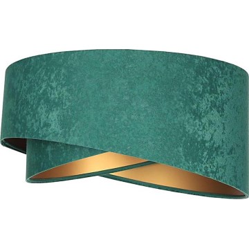 Sjenilo za luster GALAXY E27 pr. 45 cm zelena/zlatna