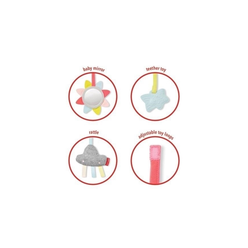 Skip Hop - Dječja dekica za igru s drvenom prečkom LINING CLOUD